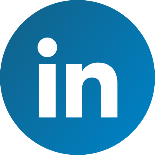 Linkedin Blue Circle